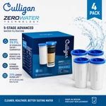 Culligan Zerowater Technology 5-stage Advanced Water Filter Replacement 4-pack. Fixed Price $49.99.