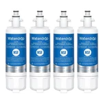 Waterdrop Refrigerator Water Filter, Replacement For Lg Lt700p , Pack Of 4. Fixed Price $26.99.