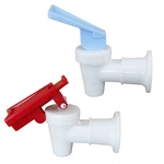Itrolle Water Cooler Faucet 2pcs White Plastic Spigots Blue, Red. Fixed Price $17.57.