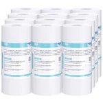 12 Pack 10"x4.5" 5 Micron Big Blue Sediment Water Filter Whole House Cartridges. Fixed Price $46.99.
