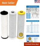Replacement Filter Cartridges Fit Claryum 3-stage Max Flow Under Sink Water.... Fixed Price $195.94.
