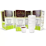 Cafe Filters Paper Coffee Filter Liners For Reusable K-cups 500 Count - 100% Bio. Fixed Price $42.47.