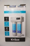 Kraus Purita Fs-1000-b - 2 Stage Under Sink Water Filter System New/open Box. Fixed Price $129.99.