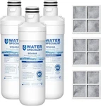 Waterspecialist Refrigerator Water Filter Replacement For Lg Lt1000p , 3 Combo. Fixed Price $24.99.