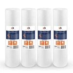 4pk Of Big Blue 5 Micron 20" X 4.5" Sediment Water Filter Cartridge By Aquaboon. Fixed Price $77.99.