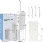 Portable Cordless Water Flosser, Mini Oral Irrigator With 3 Modes & 4 Jet Tips,. Fixed Price $32.99.
