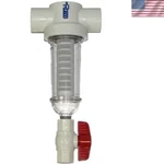 1" T-style 100 Mesh Pvc Spin Down Water Filter - Reduces Sediment Effectively. Fixed Price $98.99.