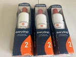 Lot Of 3 Everydrop # 2 Refrigerator Ice & Water Filter Dr2rxd1 Every Drop. Fixed Price $69.99.