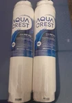 Lot 2 Aquacrest Aqf-ff22 Refrigerator Water Filter New Sealed. Fixed Price $19.99.