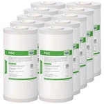 1-10 Pack 10x4.5" Whole House Activated Coconut Carbon Sediment Water Filter 5 M. Fixed Price $56.36.