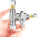 Fridge Water Line Kit Connector - Refrigerator Ice Maker Splitter, Al. Fixed Price $24.95.